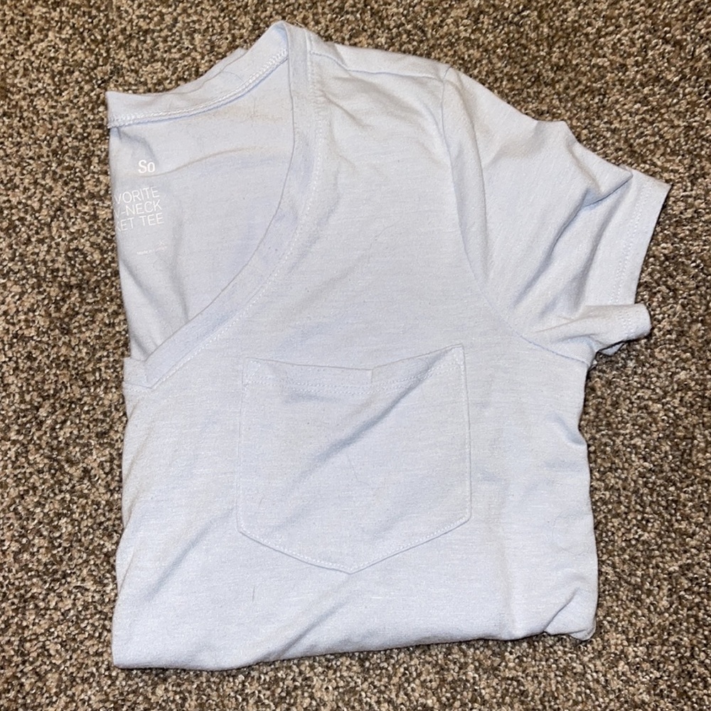 Baby blue t shirt
